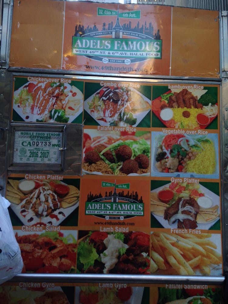 Menu Adels Famous Halal Food